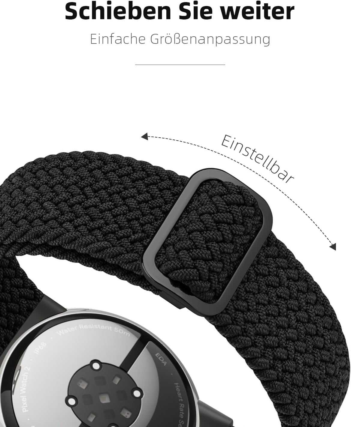SimpleThings Pleciony pasek do Google Pixel Watch 2 / 1 / 3 (41 mm)