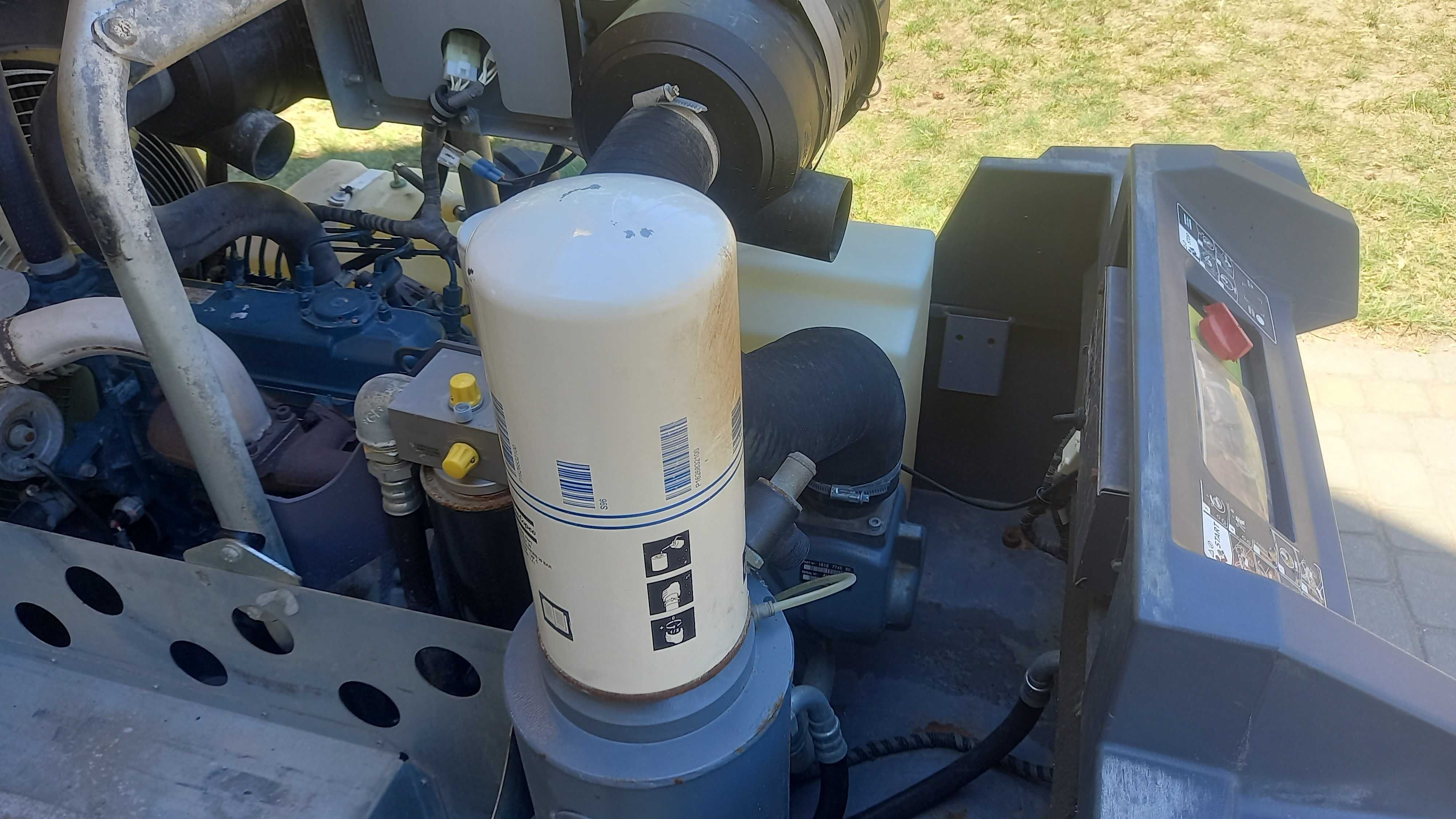 sprężarka atlas copco xas 58 kompresor 2017 rok 640 mtg