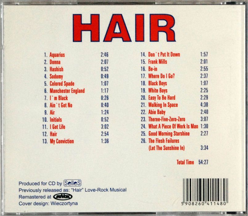 (CD) VA - Hair - Love-Rock Musical