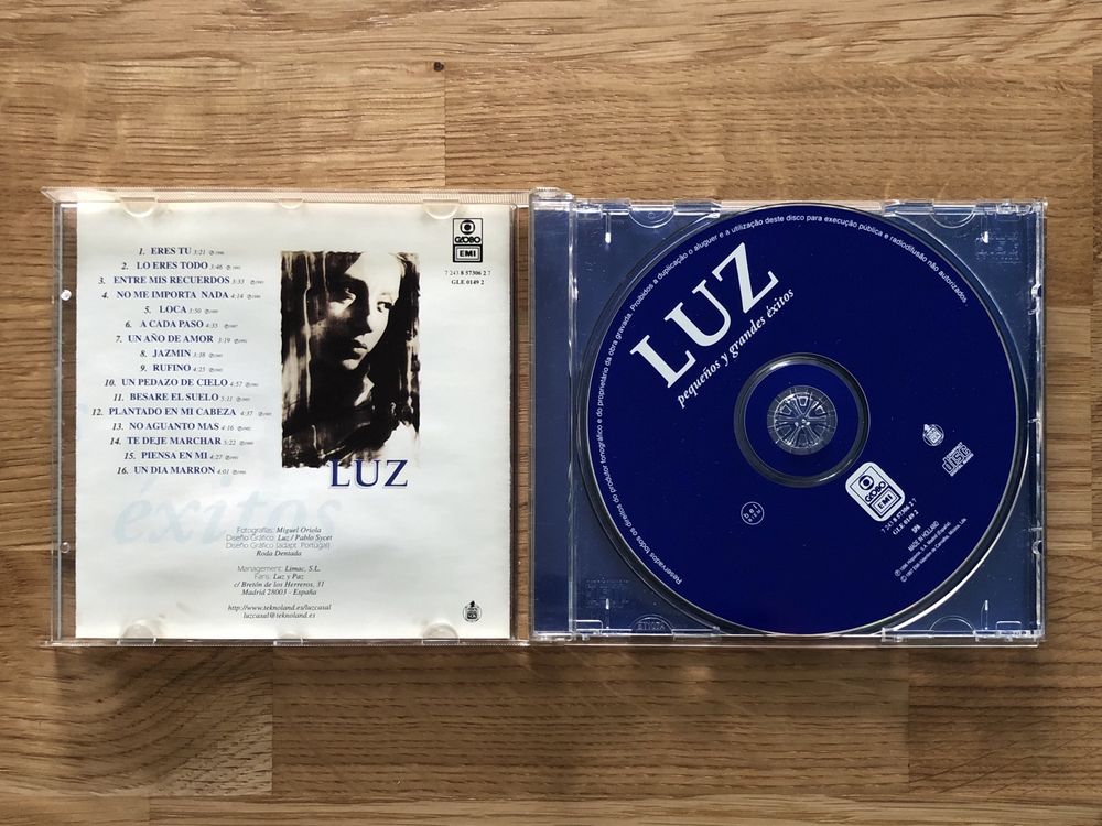 CD Luz Pequeños y Grandes Éxitos