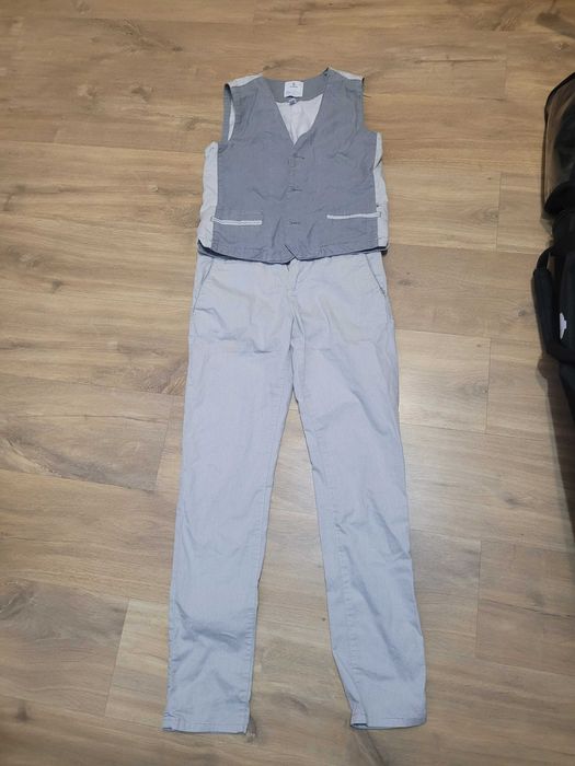 Spodnie i kamizelka chlopieca 152 cm