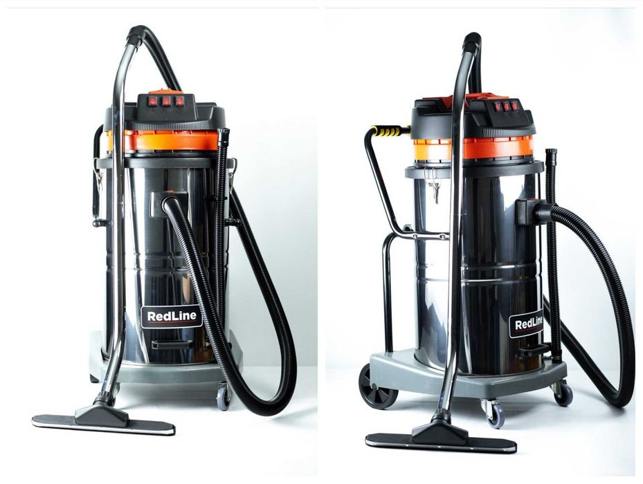 Професійний пилосос 4500 Вт / 3 турбіни / 80 л/ RL-3-80 (сухе+вологе)