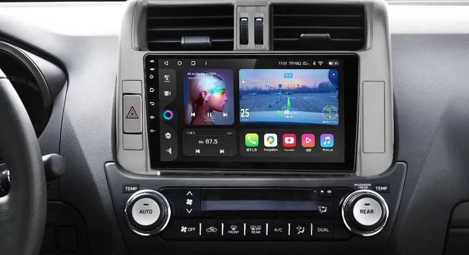 Auto Radio Toyota Prado Android 2Din Ano 2009 até 2013