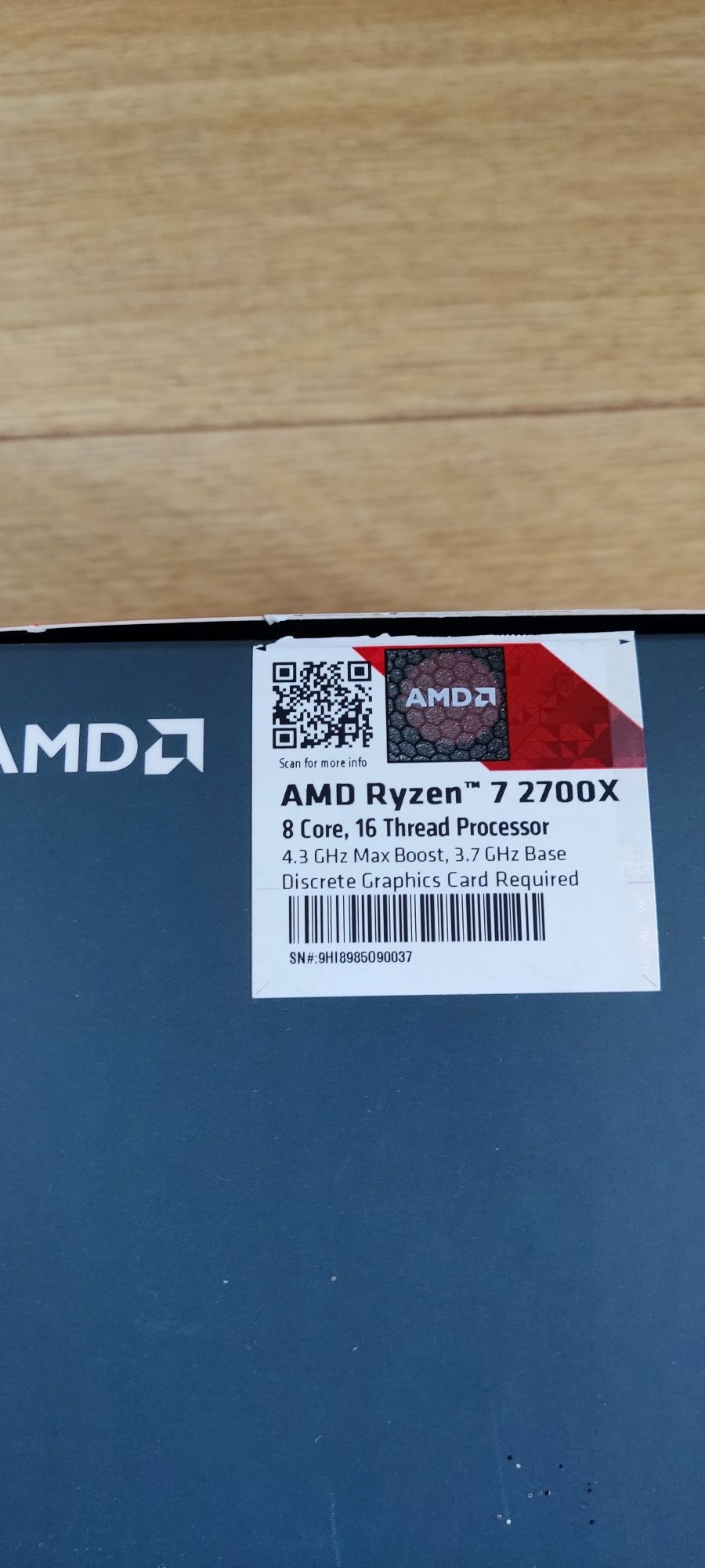 Procesor AMD RYZEN 7, 2700X do PC