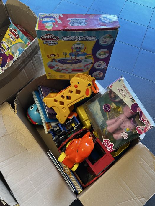 OGROMNY Zestaw Zabawek Fisher Price Gry Playdoh LUBLIN