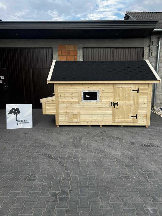 Kurnik dla Kur, kaczek, gęsi 358x208x230cm PRODUCENT Gotowy od RĘKI
