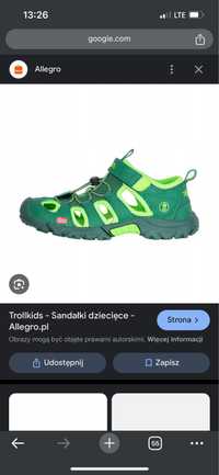 Troll kids sandaly sandalki trekkingowe 36