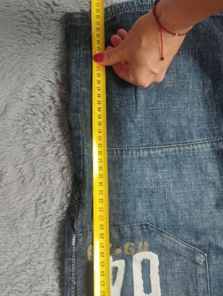 Spodenki krótkie szorty męskie s jeansowe cienkie