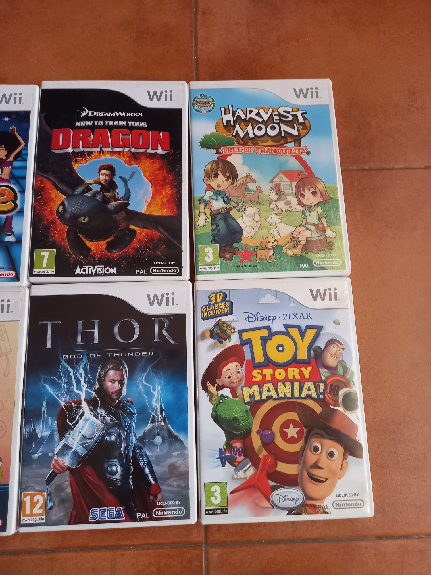 Jogos para Nintendo Wii.