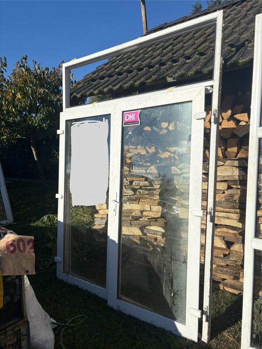 Drzwi Aluminiowe 202x273 z demontażu