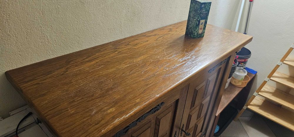 Duża komoda dębowa