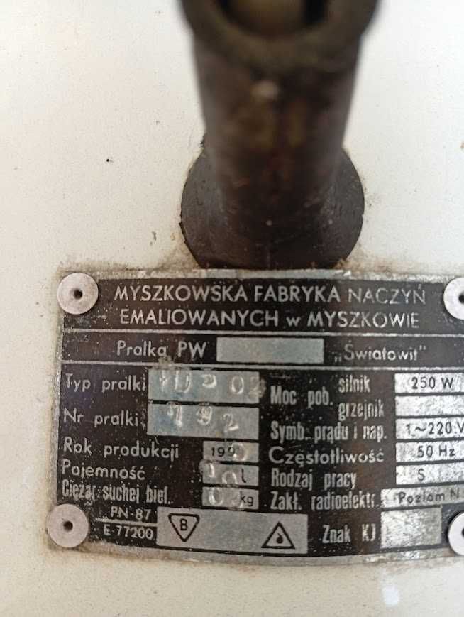 Pralka typu Frania