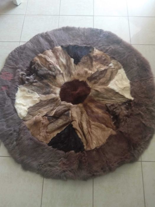 Tapete redondo ( Afeganistão ) - Novo