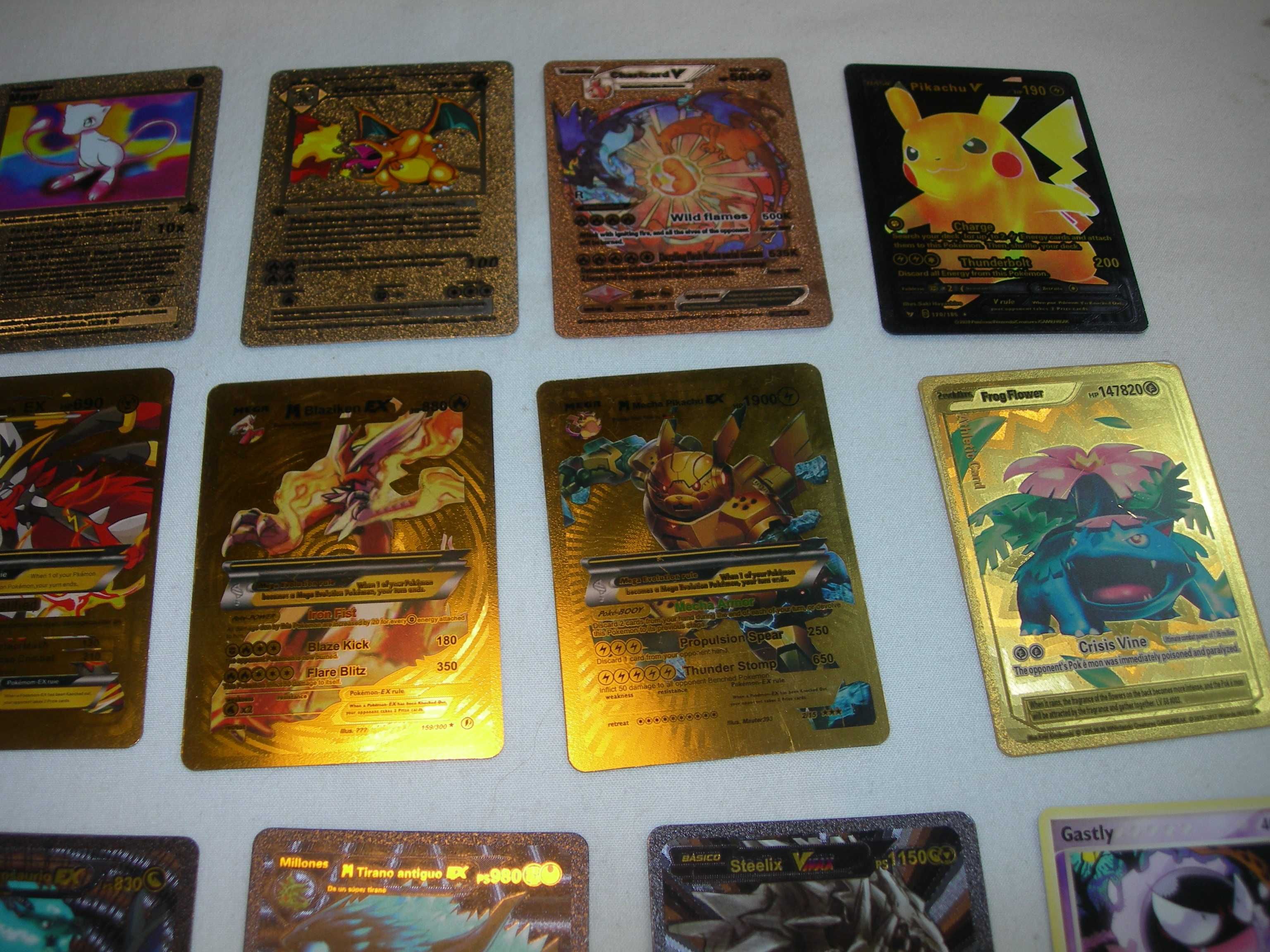 Pokémon Lote de cartas colecionáveis