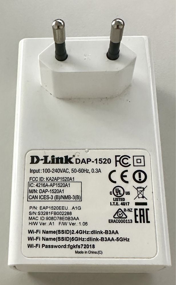 D-Link DAP-1520 wzmacniacz sygnalu Wi Fi