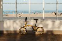 Rower składany Brompton C-Line M6L Bumblebee Yellow
