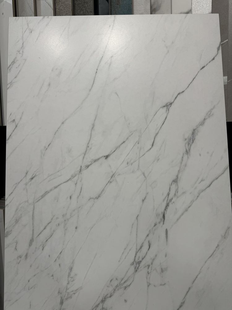 Płytki Elite white gres 119,8 x 59,8 cm szkl. rekt. mat Calacatta