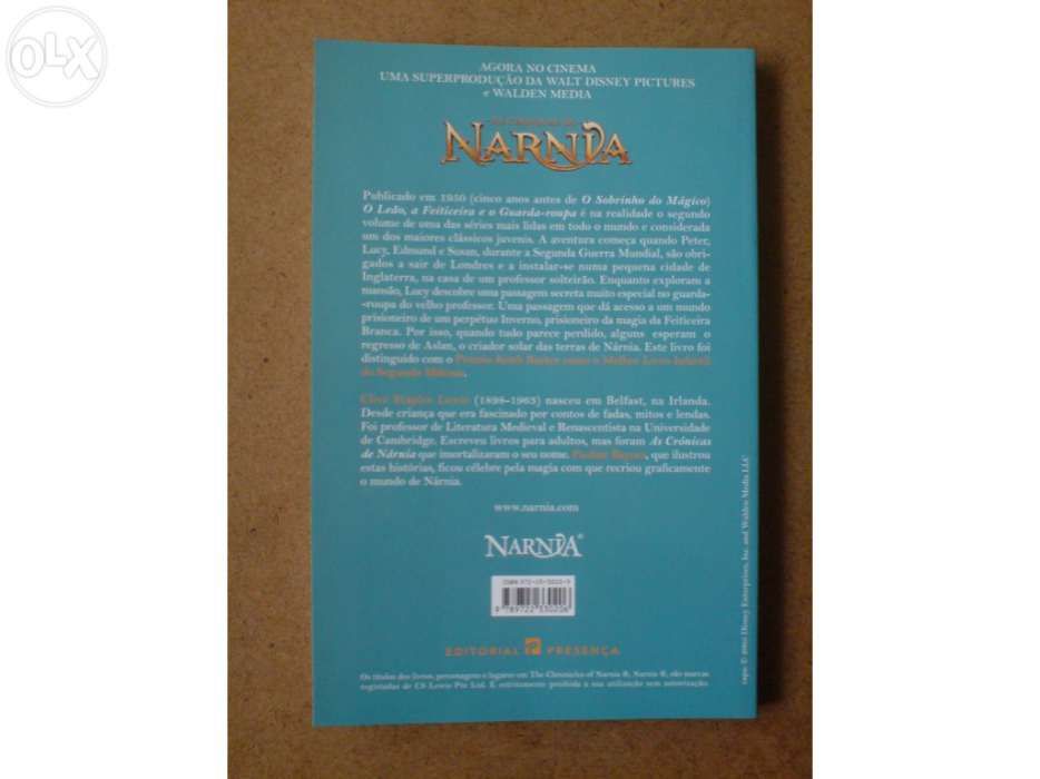 As crónicas de nárnia 2 volumes c.s. lewis presença
