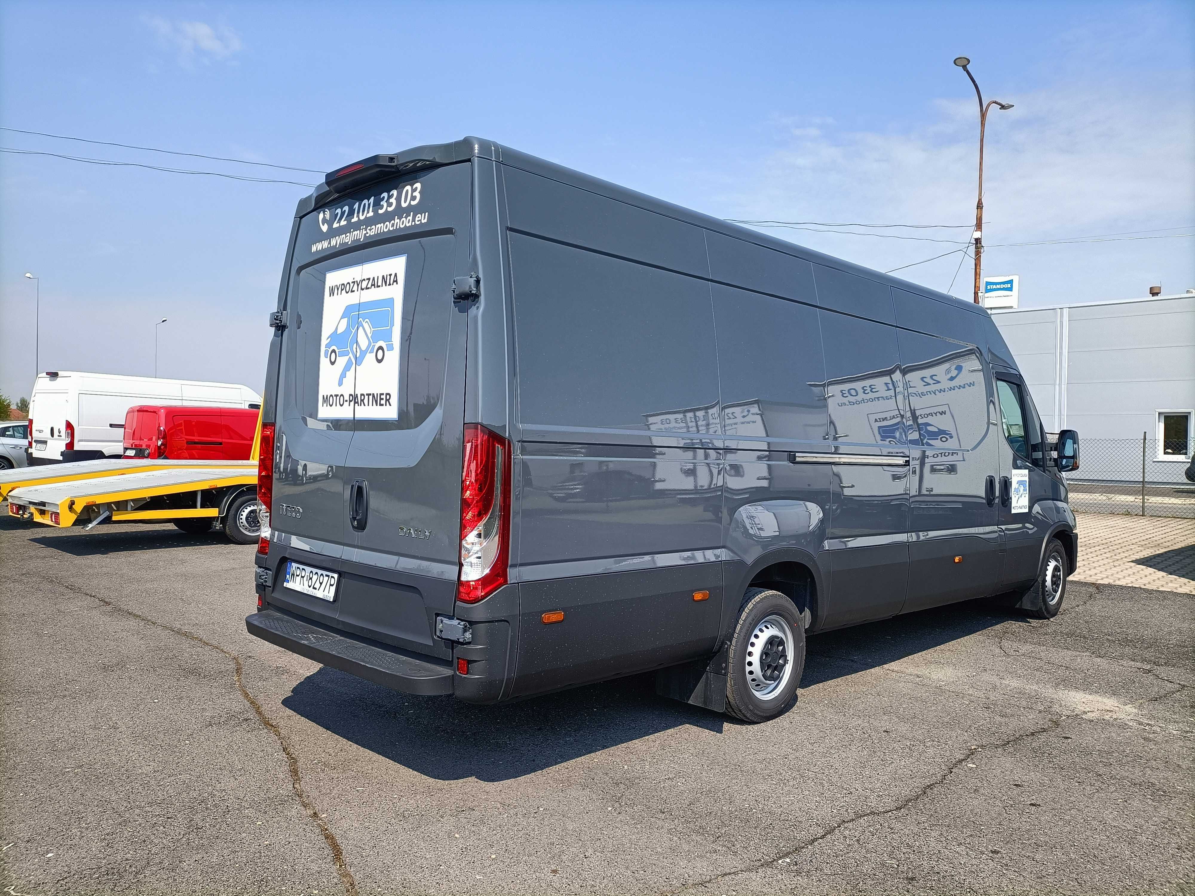 Wynajem busa Iveco Daily 16m3 /blaszak/dostawczy 6palet/paleciak