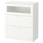 Zestaw szafa i komoda ikea brimnes