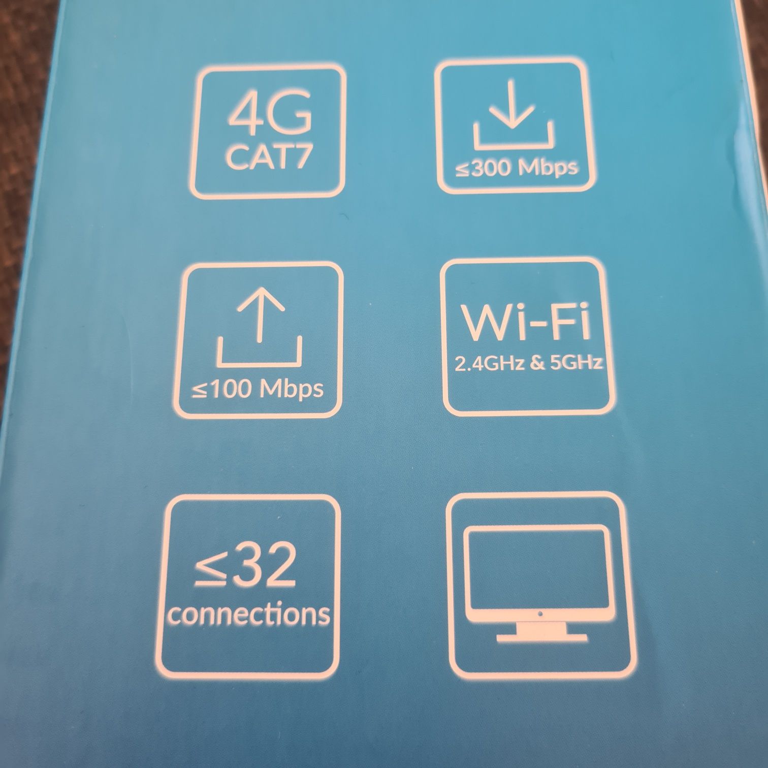 Router LTE Alcatel Linkhub cat7 300 Mbps modem SIM kamer Smart TV tcl
