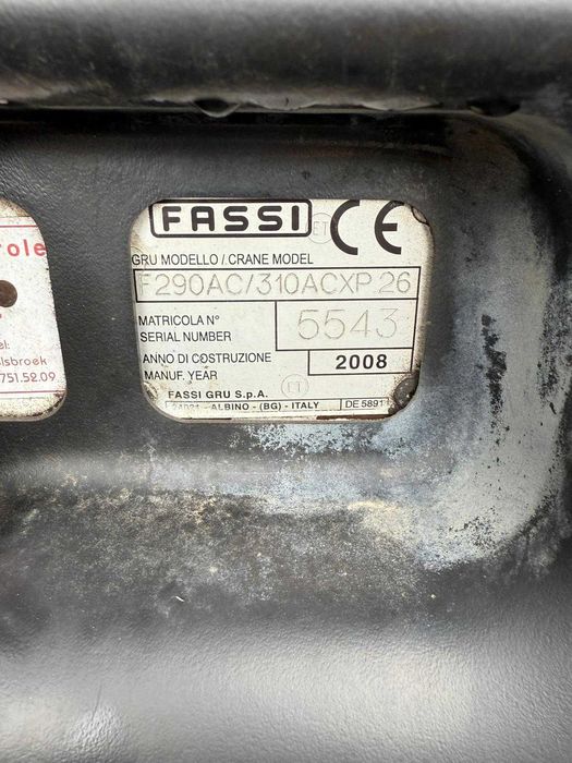 Бортовий MAN TGA 26.440 6x2 кран FASSI 310ACXP.26 Добрий стан!