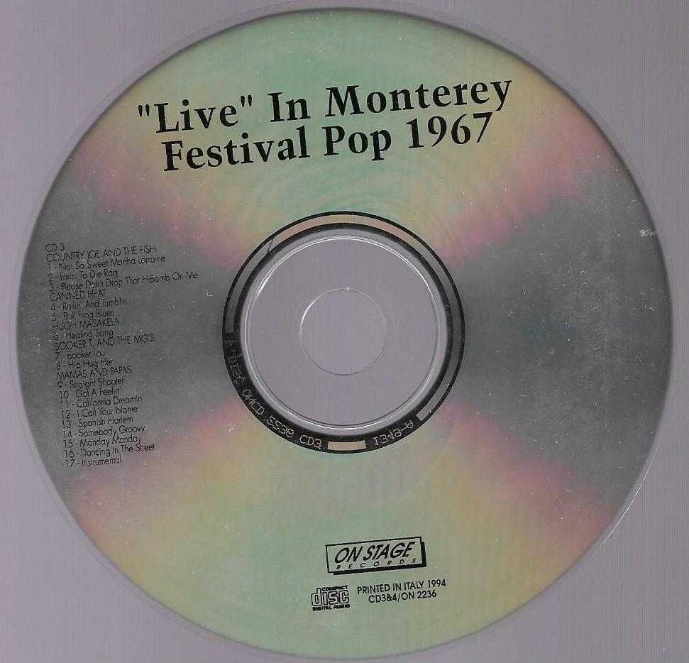 Live in Monterey - - - - - Vários  - - - - - 6 X CD