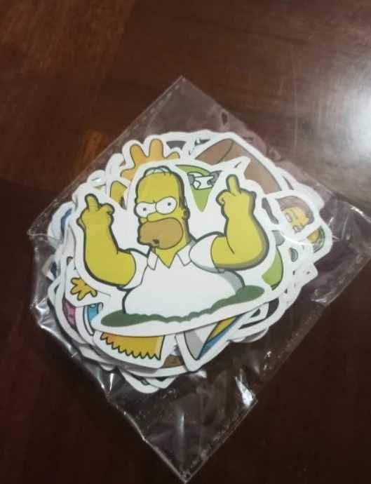 Simpsons-Autocolantes,Stickers