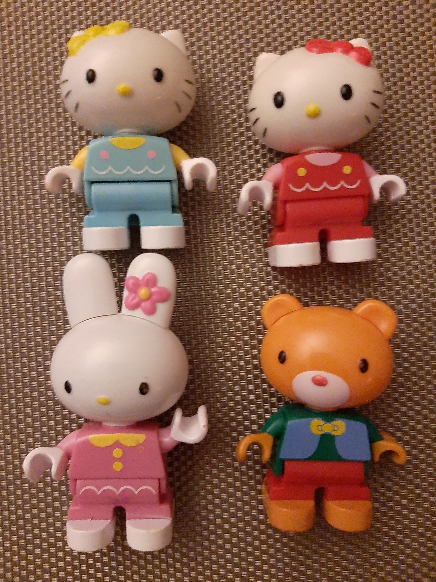 Hello Kitty  lego tipo duplo  único bonecos