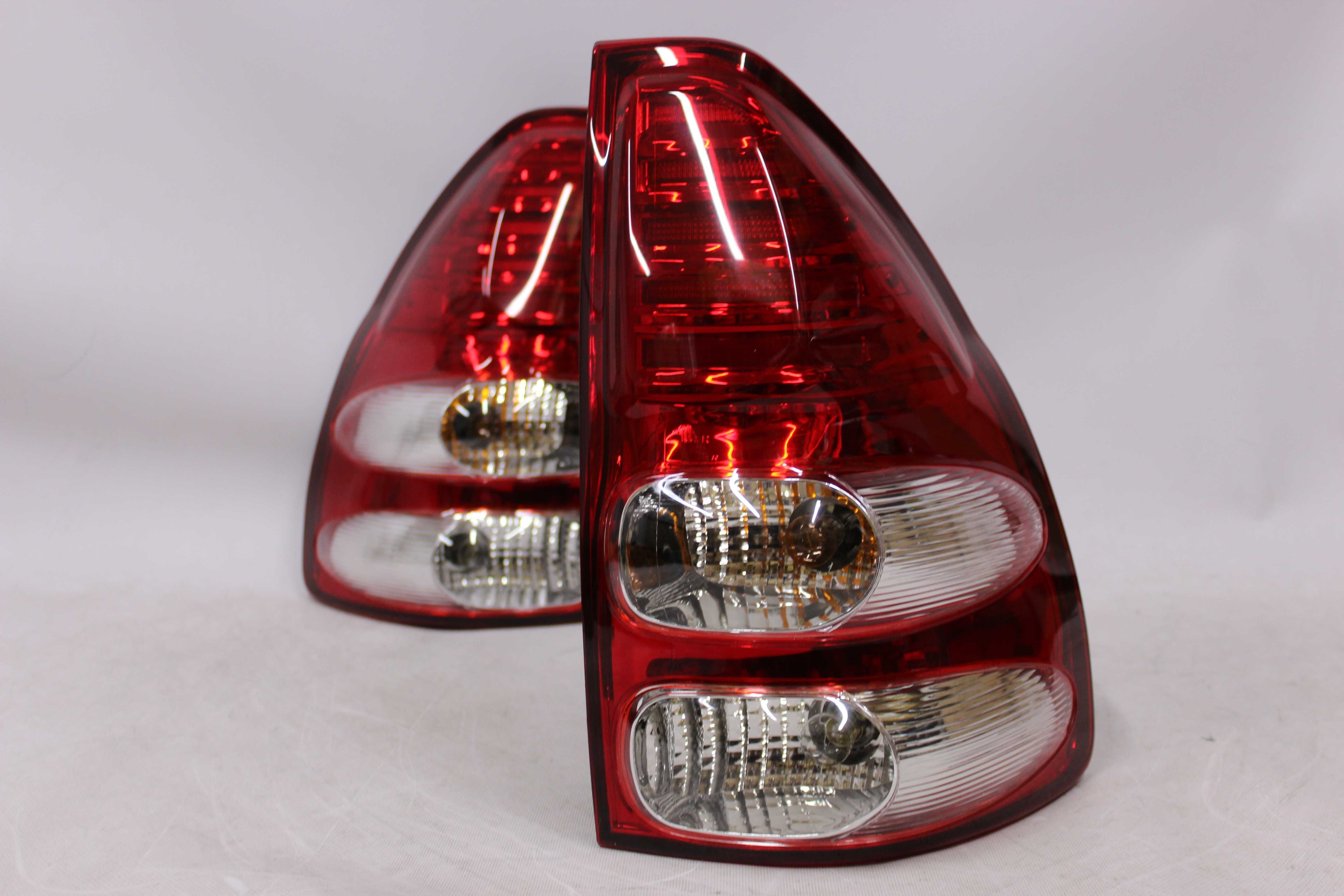 Lampy światła tył tylne TOYOTA LAND CRUISER 120 r.03-09 RED TUNING LED
