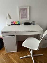 Ikea biurko białe