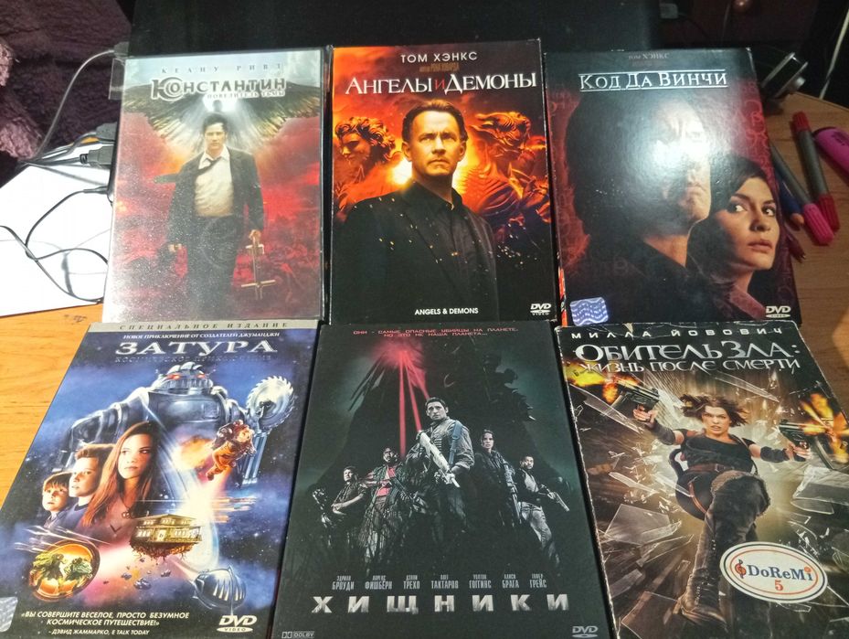 DVD лицензия смотрите список фильмов много