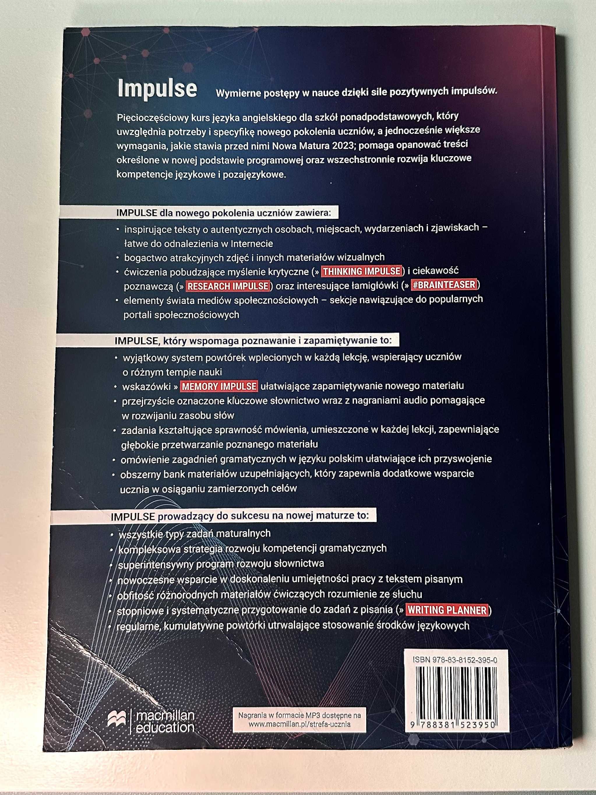 Impulse 3 B1+ | Podręcznik do Języka Angielskiego
