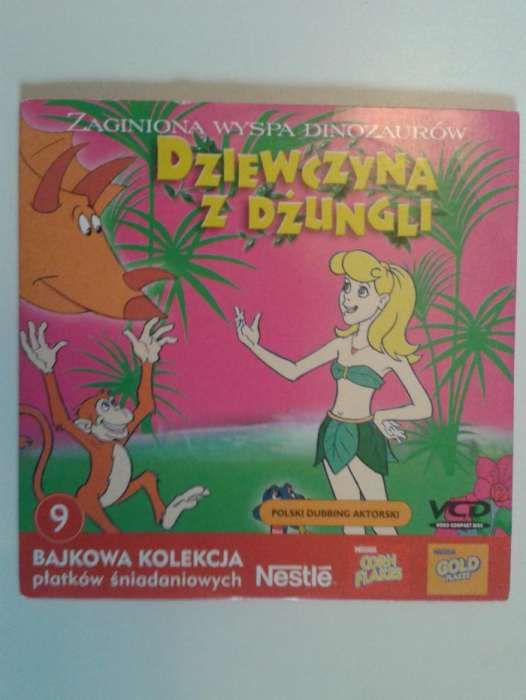 Dziewczyna z dżungli i zaginiona wyspa dinozaurów - płyta VCD
