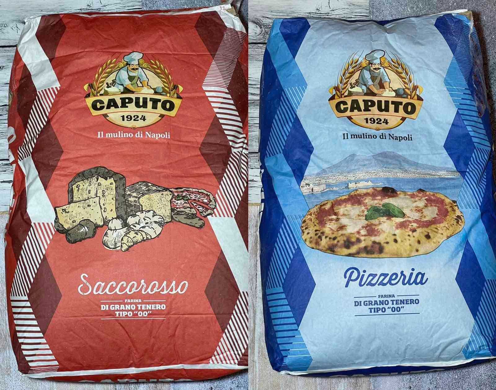 Мука Caputo,2 види:
- для піци 
- для випічки
Вага 25 кг