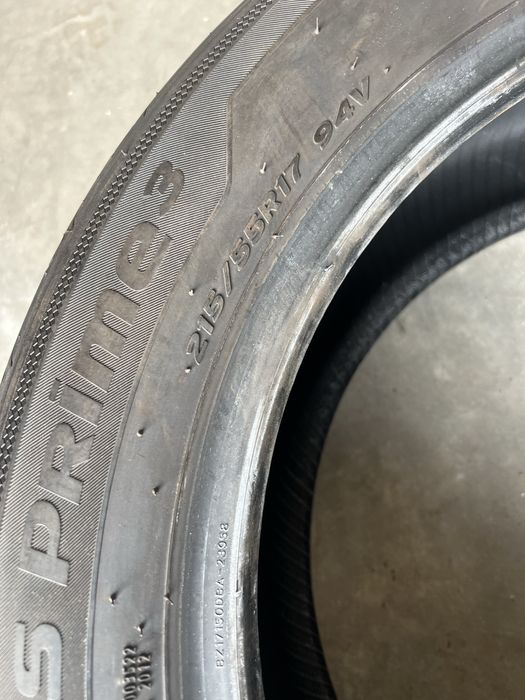 Opony letnie Hankook 215/55/17 Demo 2024 rok produkcji