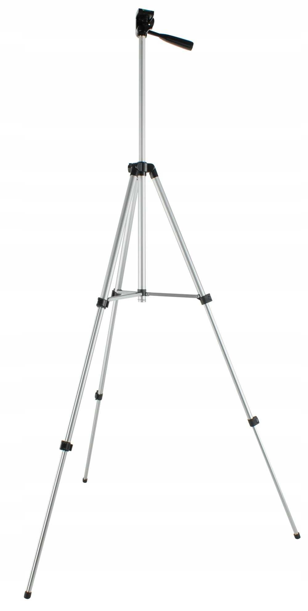 Statyw 133cm + Pilot Uchwyt na Telefon Kamerę Aparat Zestaw 4w1 Tripod