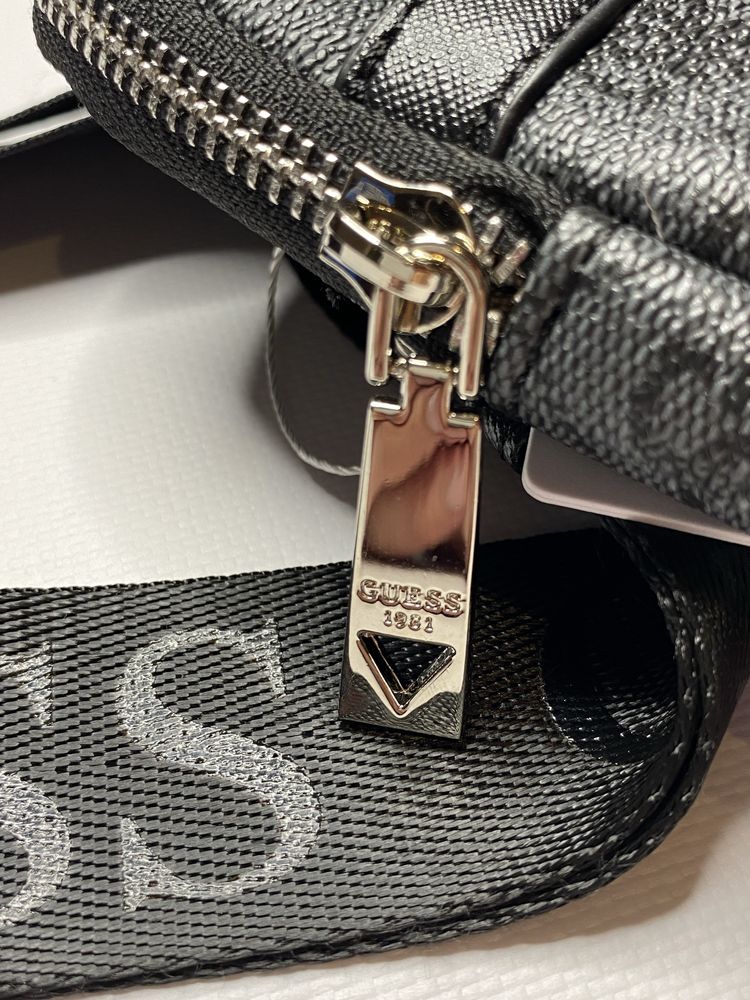 Сумка Guess мессенджер, мужская сумка через плечо, барсетка Гуес