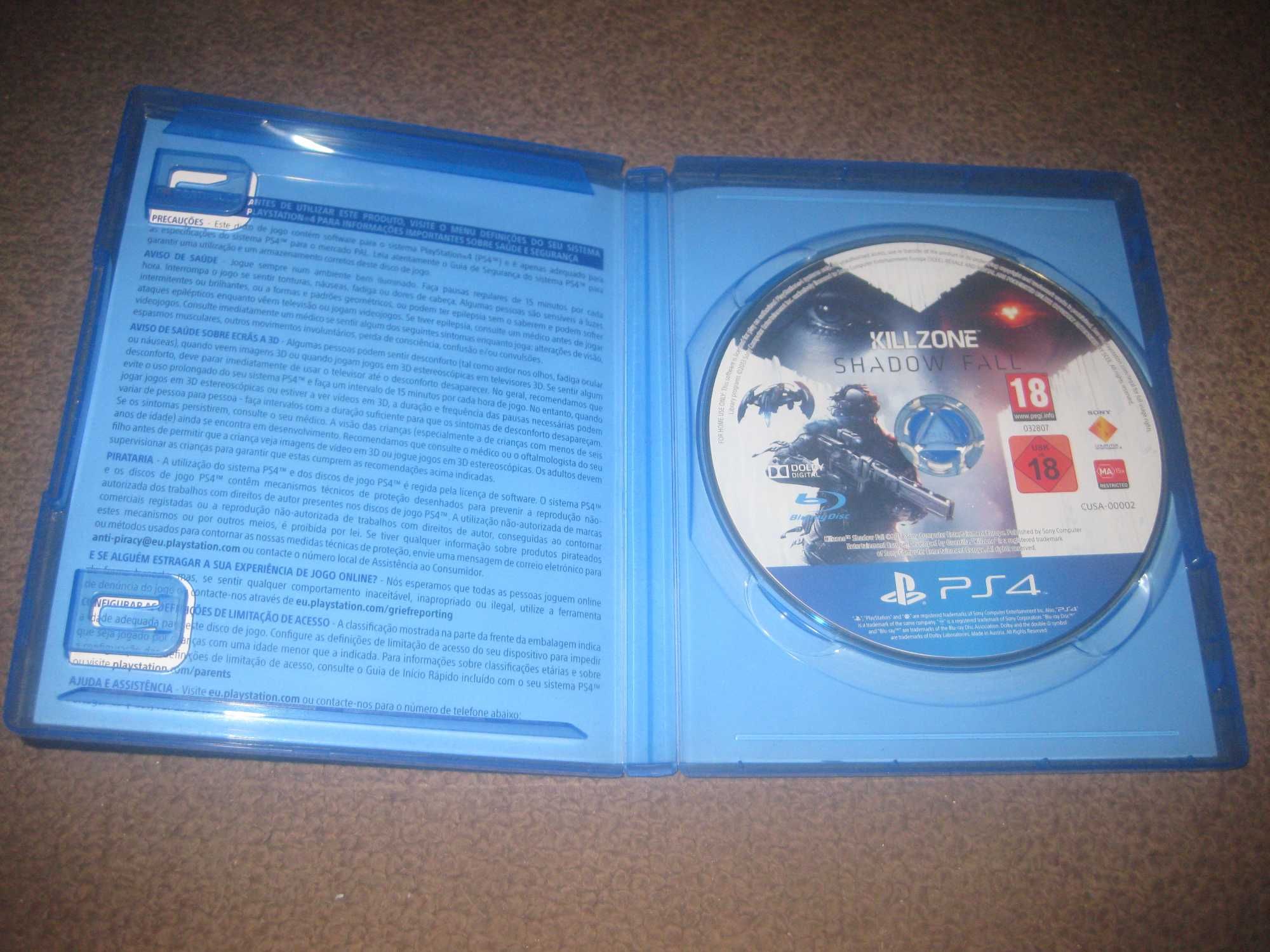 Jogo "Killzone: Shadow Fall" para a Playstation 4/Impecável!