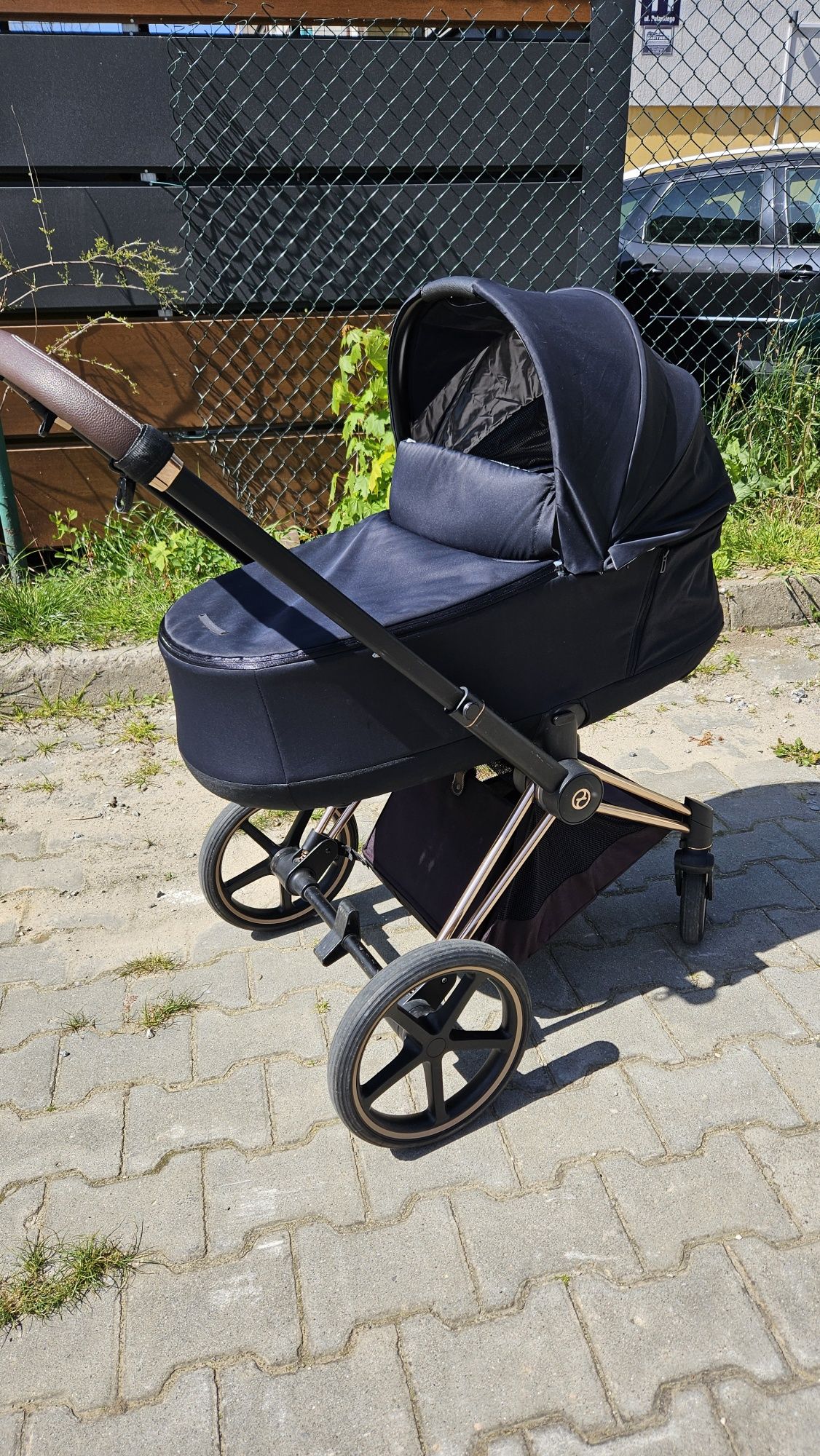 Cybex Priam 2.0 rose gold gondola black, dj khaled spacerówka zestaw