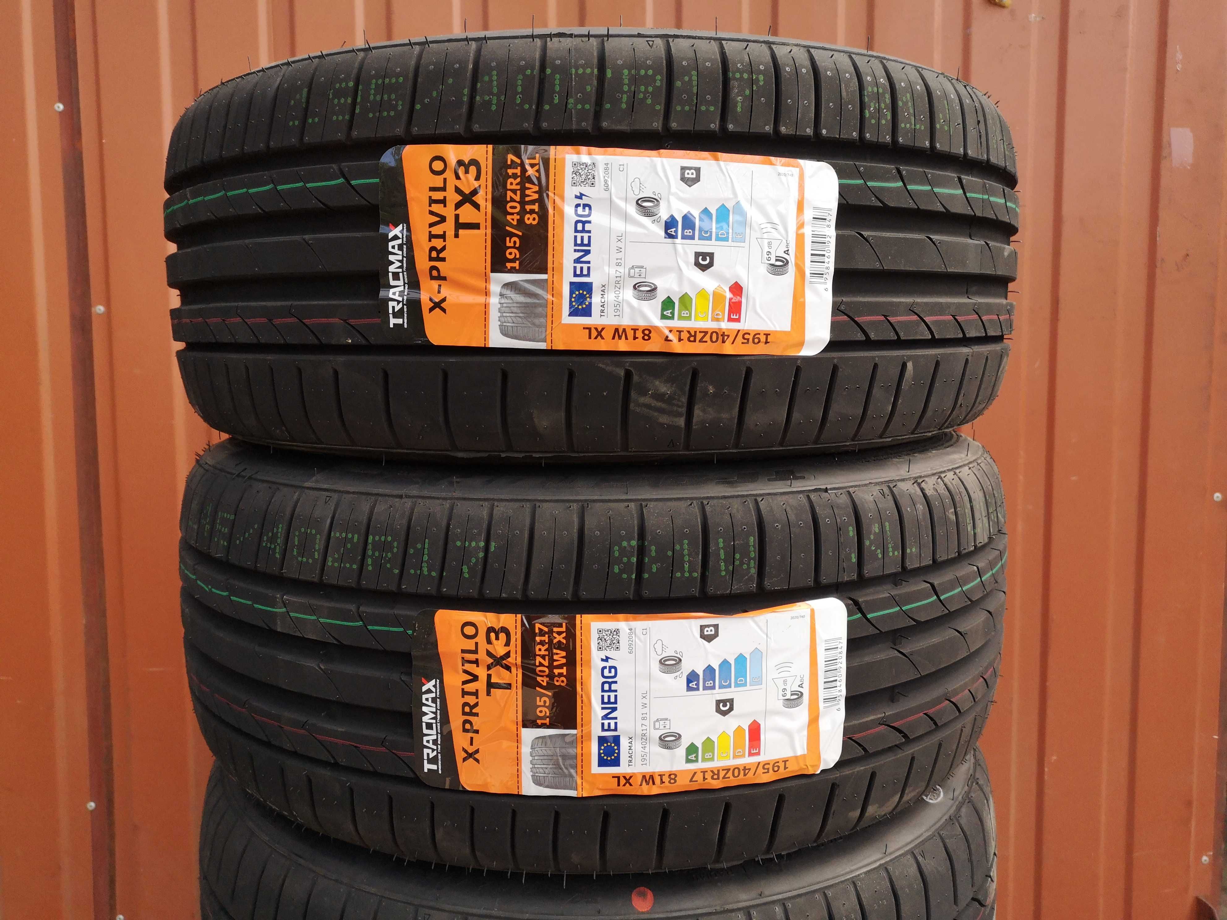 195/40 R17 81W XL Extra Load - Tracmax X-Privilo TX3 (2 sztuki) NOWE
