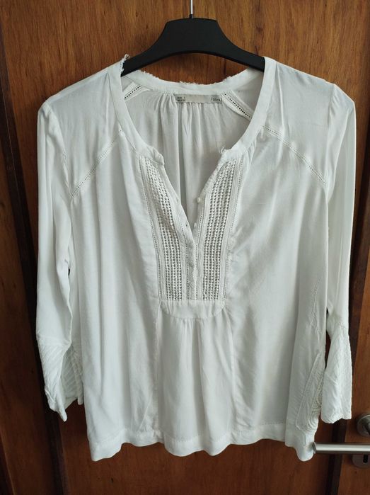 Camisa Branca Bordada