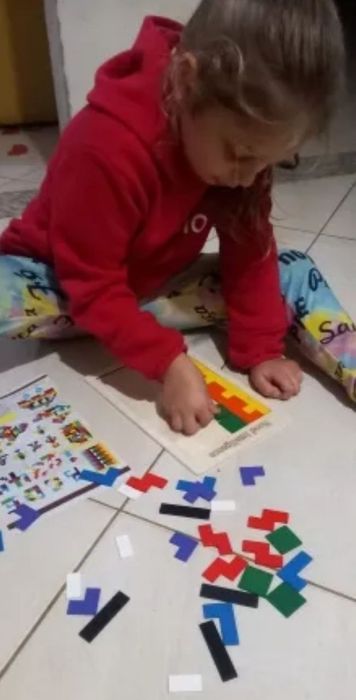 Деревянный "Тетрис"-развивающая игра детям от 2х лет