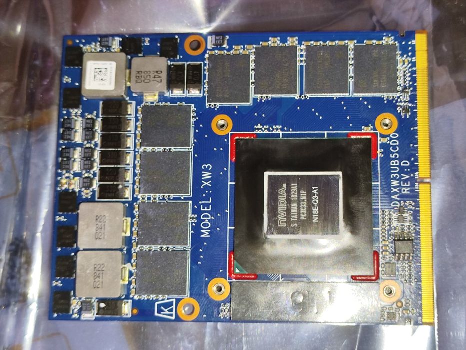 Топ апгрейд видеокарта для ноутбука Nvidia quadro P4200 8Gb MXM 3.0b
