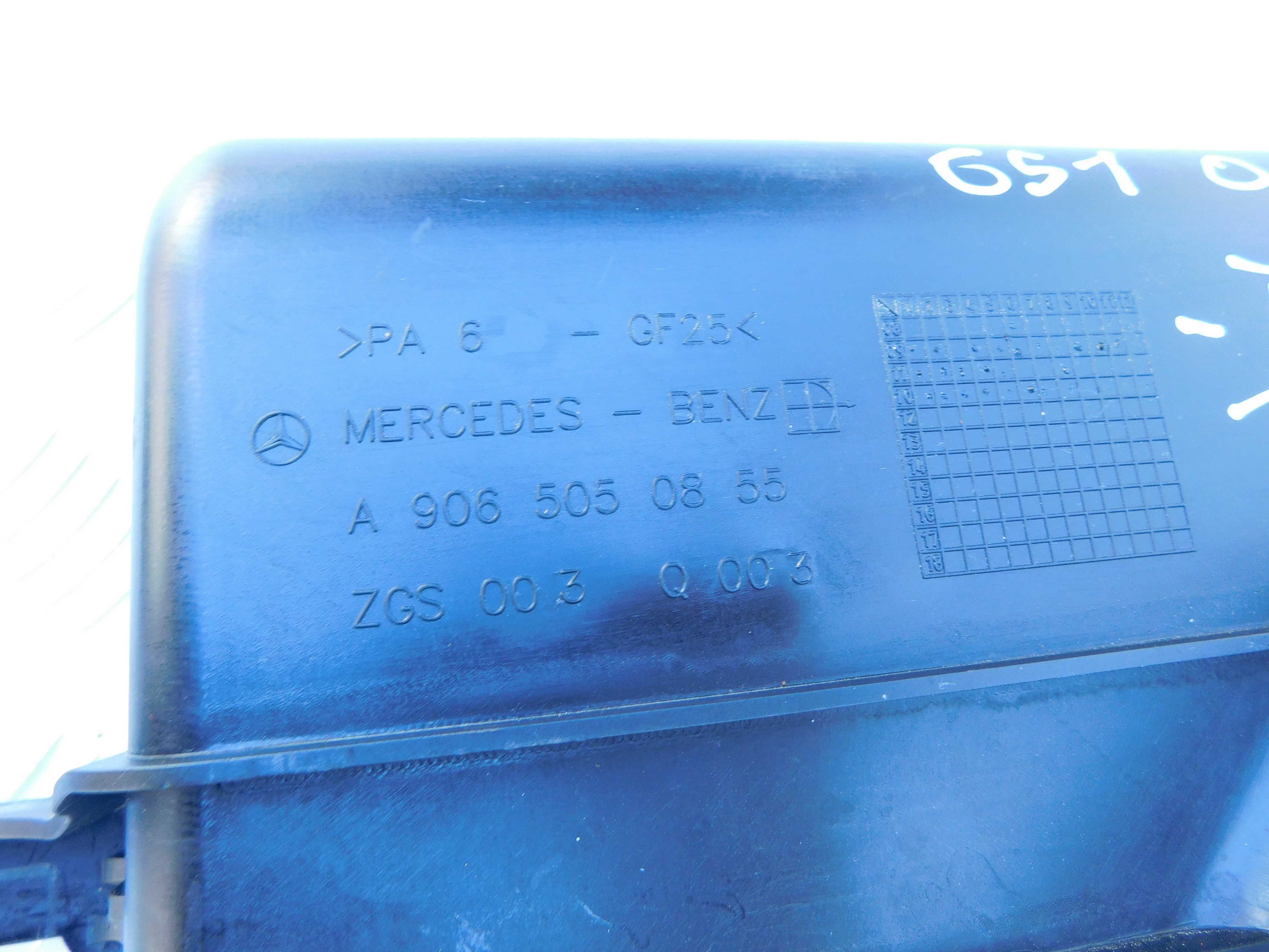 Sprinter 906 2.2 651 łapacz powietrza obudowa wiskozy wentylatora ŁADN