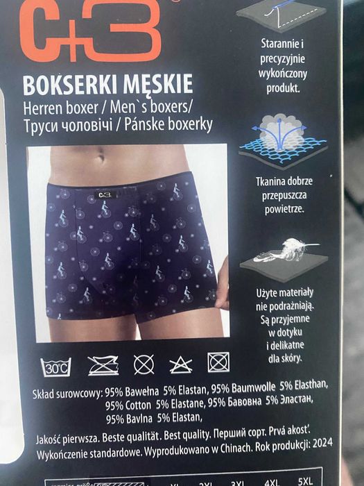 Bokserki Męskie XL c+3 Premium