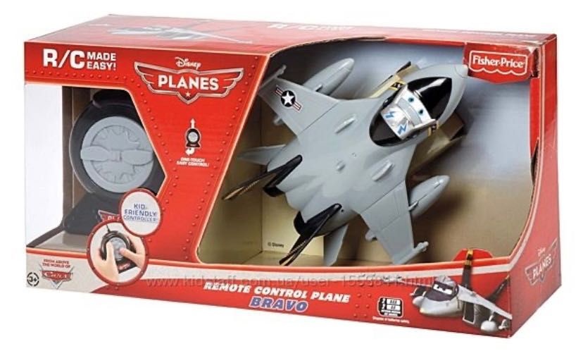 Літак Браво на пульті управління герой мультфільму Літачки Planes