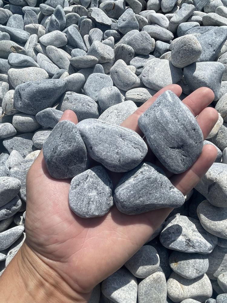 Otoczak Grecki Błękitny - Kamień Naturalny, Donice, Rabata Opaska Żwir