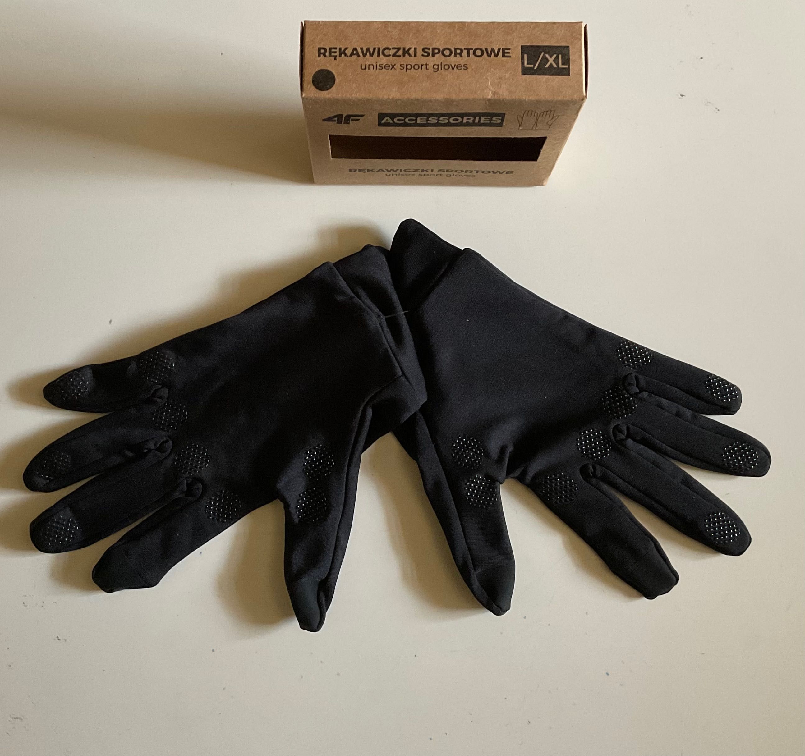 4F rękawiczki sportowe czarne rozmiar L/XL nowe
