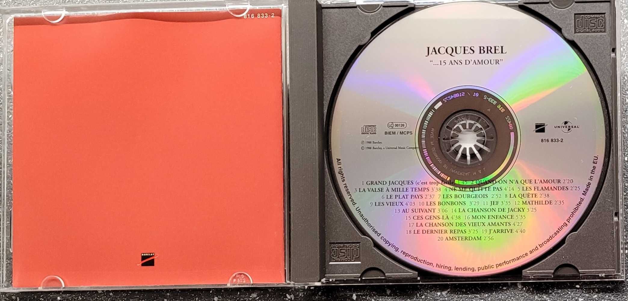 Brel / Quinze Ans d'Amour  CD
